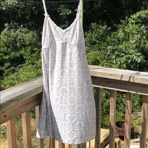 White and purple Marilyn Monroe nightgown